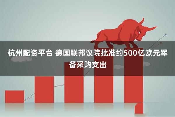 杭州配资平台 德国联邦议院批准约500亿欧元军备采购支出